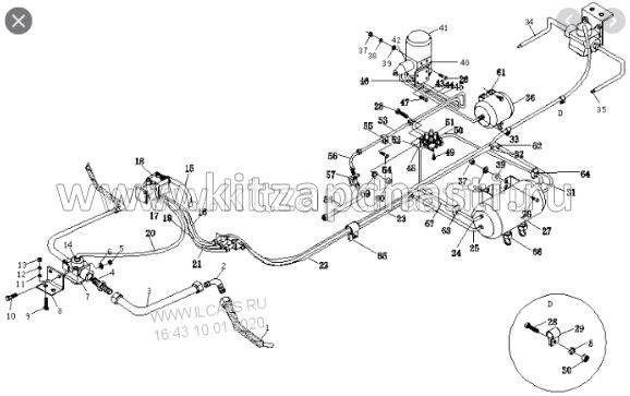 Трубка тормозная(4) Baw Fenix 1065 Евро 2 BP10653560070